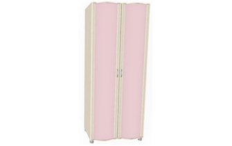 Шкаф для одежды Валерия ШК-105 дуб беленый/розовый (арт.7333)