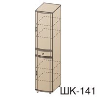 Шкаф многоцелевой Дольче Нотте ШК-141 дуб пасадена (арт.9452)
