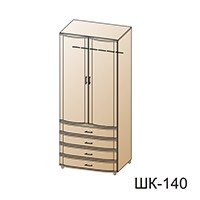 Шкаф многоцелевой Дольче Нотте ШК-140 дуб сонома (арт.9488)