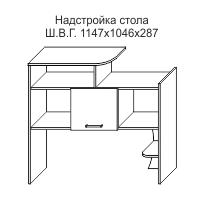 Надстройка стола Город