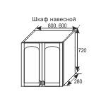 Шкаф навесной Фантазия 